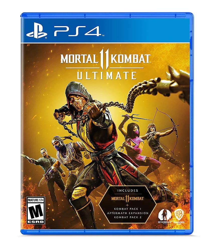 Mortal Kombat 11 - Ultimate Edition (Includes Kombat Pack 1 & 2 + Aftermath Expansion) PS4