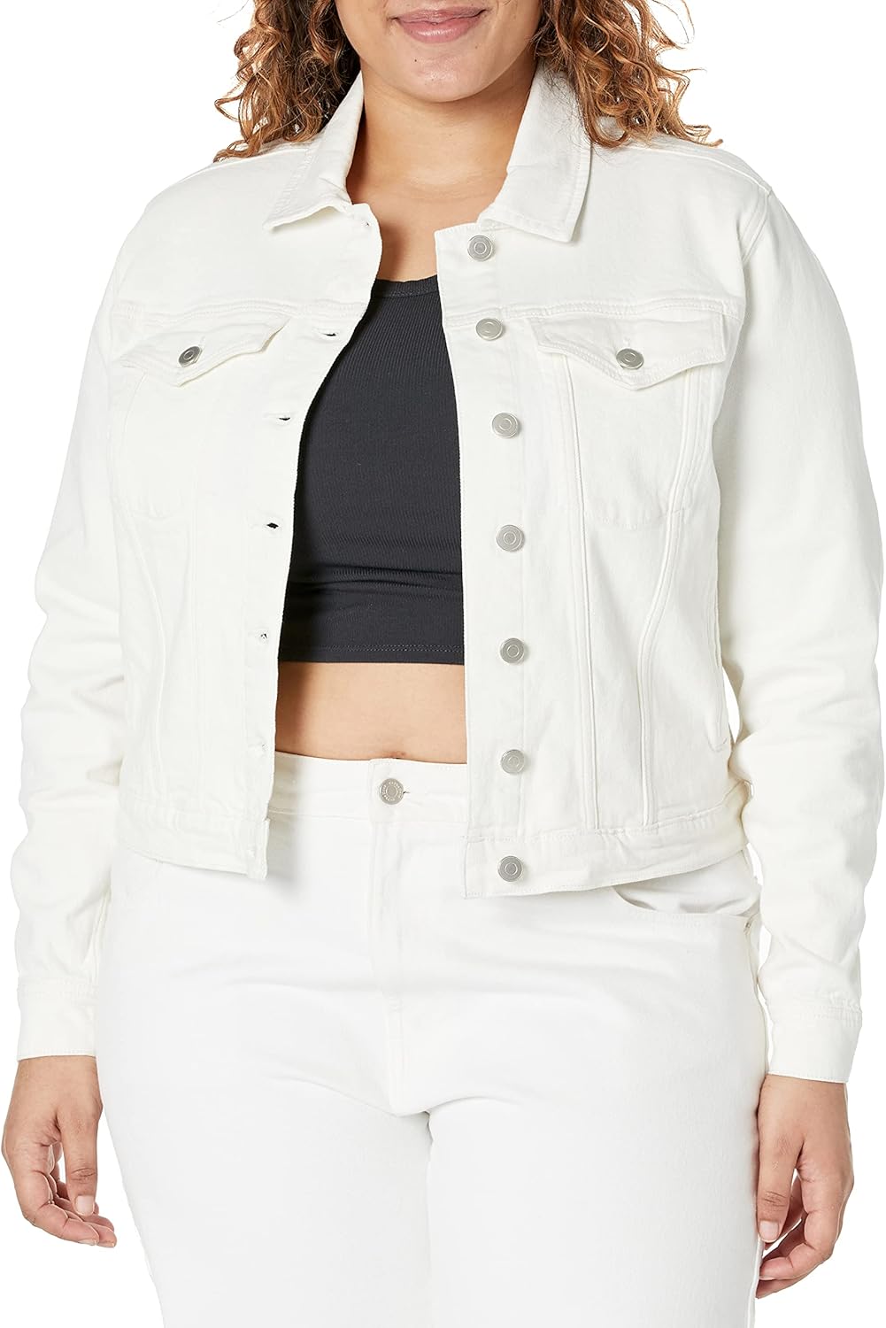 The Drop Jeansjacke für Damen, Jai Kurz geschnitten S Naturfarben, S Naturfarben
