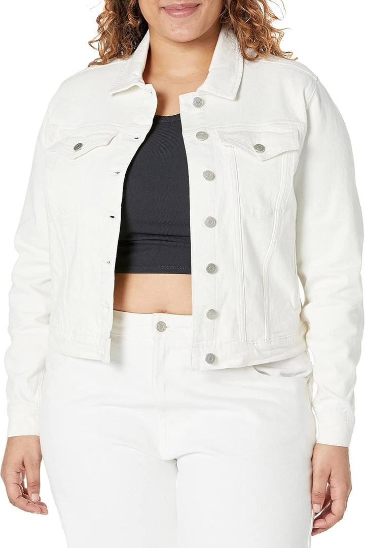 The Drop Jeansjacke für Damen, Jai Kurz geschnitten S Naturfarben, S Naturfarben