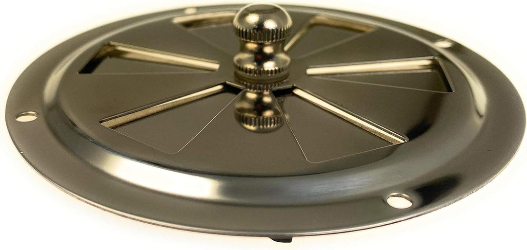ARBO-INOX 4 x Lüftungsrosette Lüfter Kiemenlüfter Edelstahl 100mm