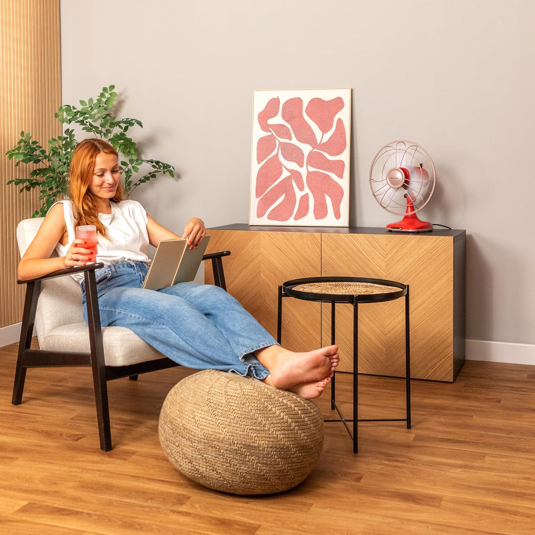 Cecotec - Tischventilatoren EnergySilence 1090 RetroDesk Design, 40 W, 30 cm, einzigartiges und eleg