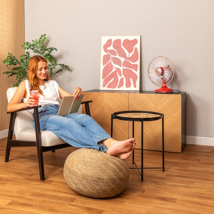 Cecotec - Tischventilatoren EnergySilence 1090 RetroDesk Design, 40 W, 30 cm, einzigartiges und eleg