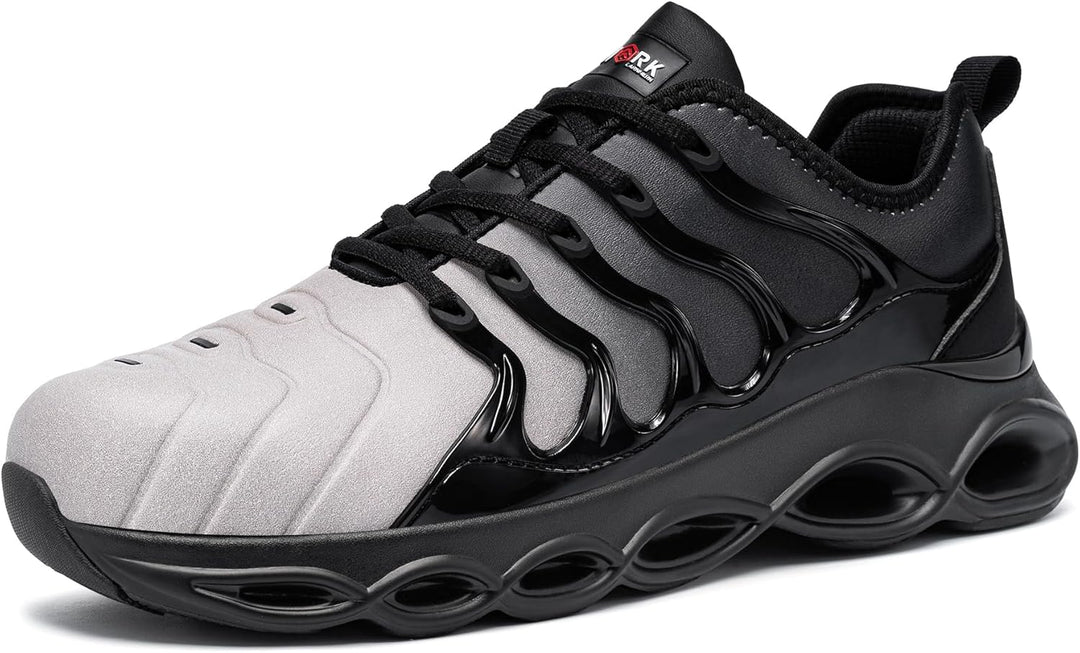 LARNMERN Sicherheitsschuhe Herren Arbeitsschuhe Wasserdicht Mode Dämpfung Arbeitsturnschuhe Leicht K