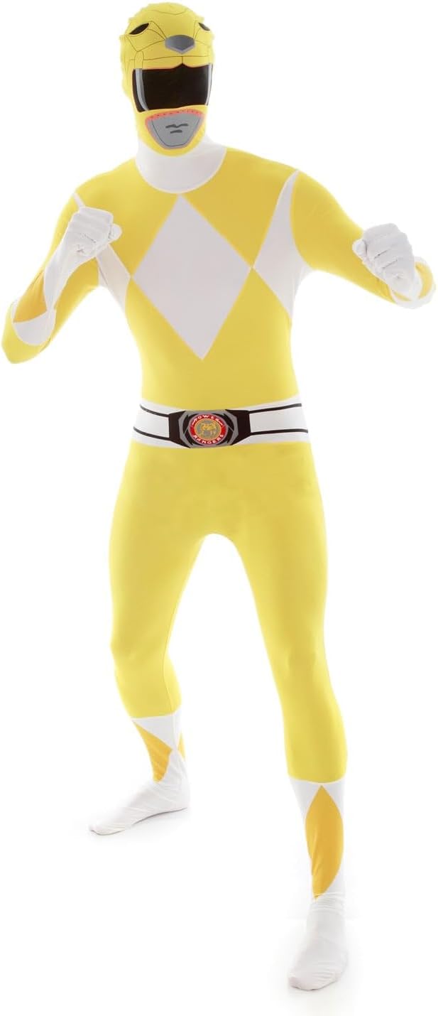 Morphsuits Power-Rangers Kostüm Gelb M, Gelb M