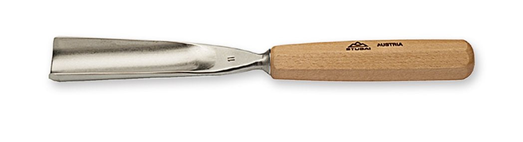 Stubai Stechbeitel Serie 55 - Form 11 : Gerades Hohleisen 1mm - 551101, 1mm