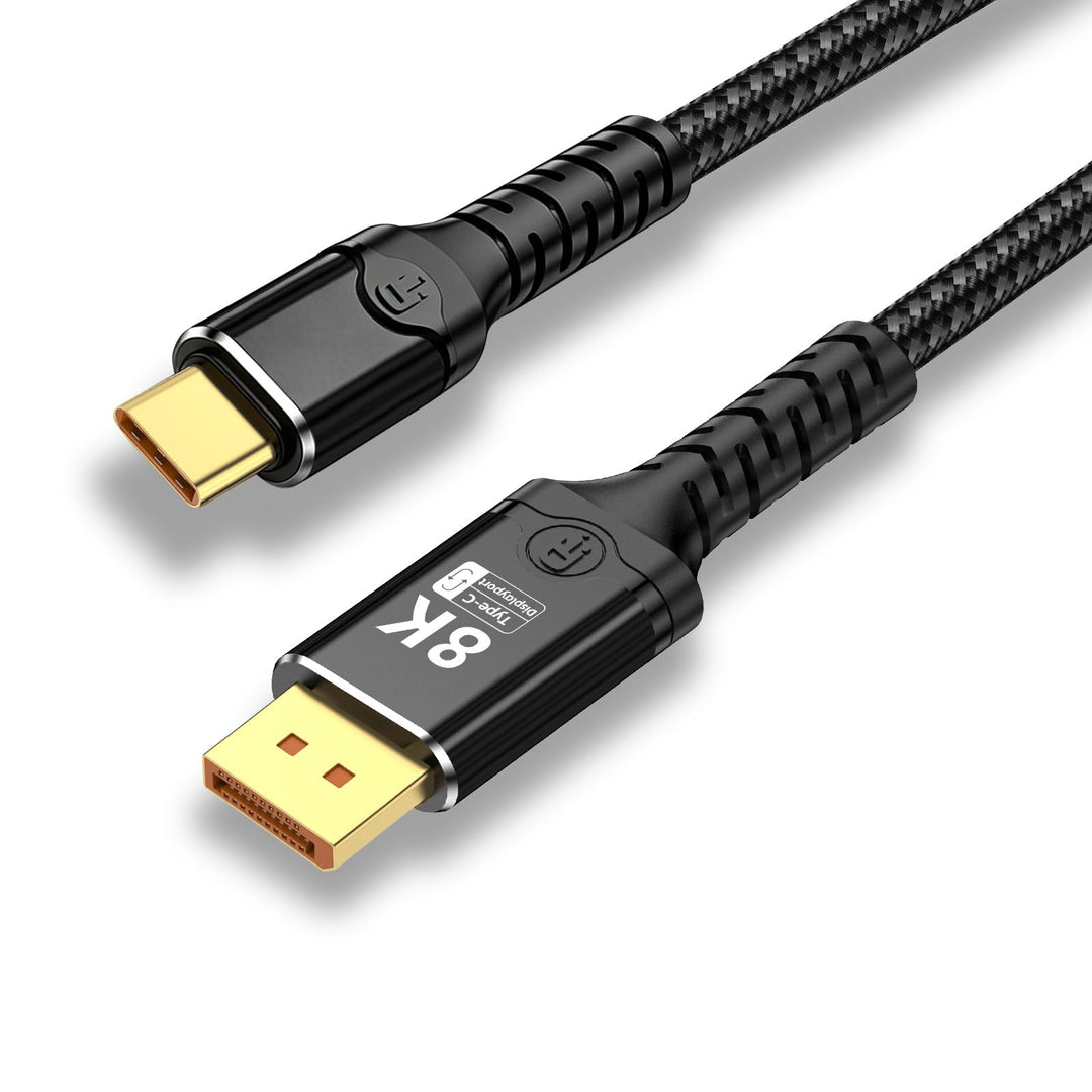 USB C-auf-Displayport-1.4-Kabel, bidirektionales Thunderbolt 3/4/5 auf DP, USB C-auf-DP-Kabel, unter