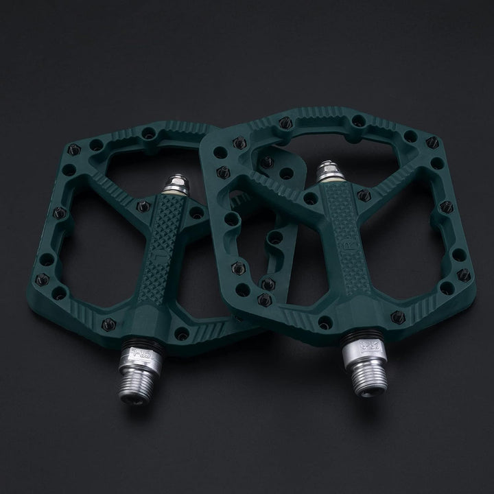 ROCKBROS Fahrradpedale Nylon MTB Pedale rutschfest Verschleissfest 9/16’’ Pedale für MTB, Rennrad, E