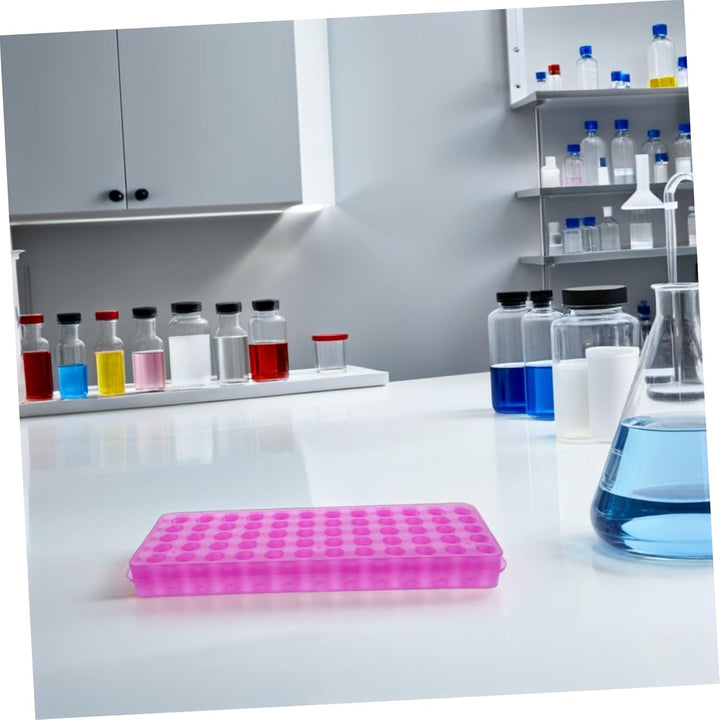 ibasenice Rohrhalter Reagenzgläser Kunststoff Zentrifugenr?hrchengestell 60- Well- Polypropylen- Zen