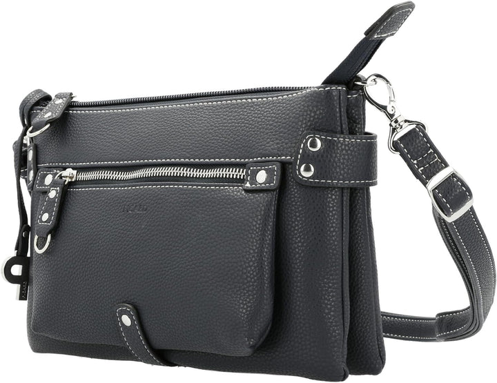 Picard Damen Loire Gepäck- Kuriertasche (1er Pack) 27 x 18 x 7 cm Schwarz, 27 x 18 x 7 cm Schwarz
