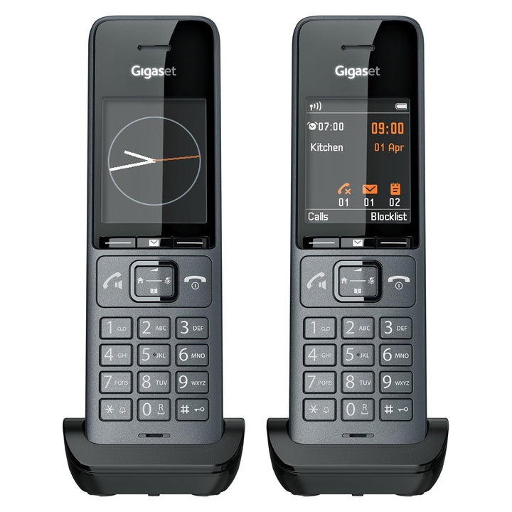 Gigaset Comfort 520HX Duo - 2 DECT-Mobilteile mit Ladeschale - Fritzbox-kompatiel - elegantes Schnur