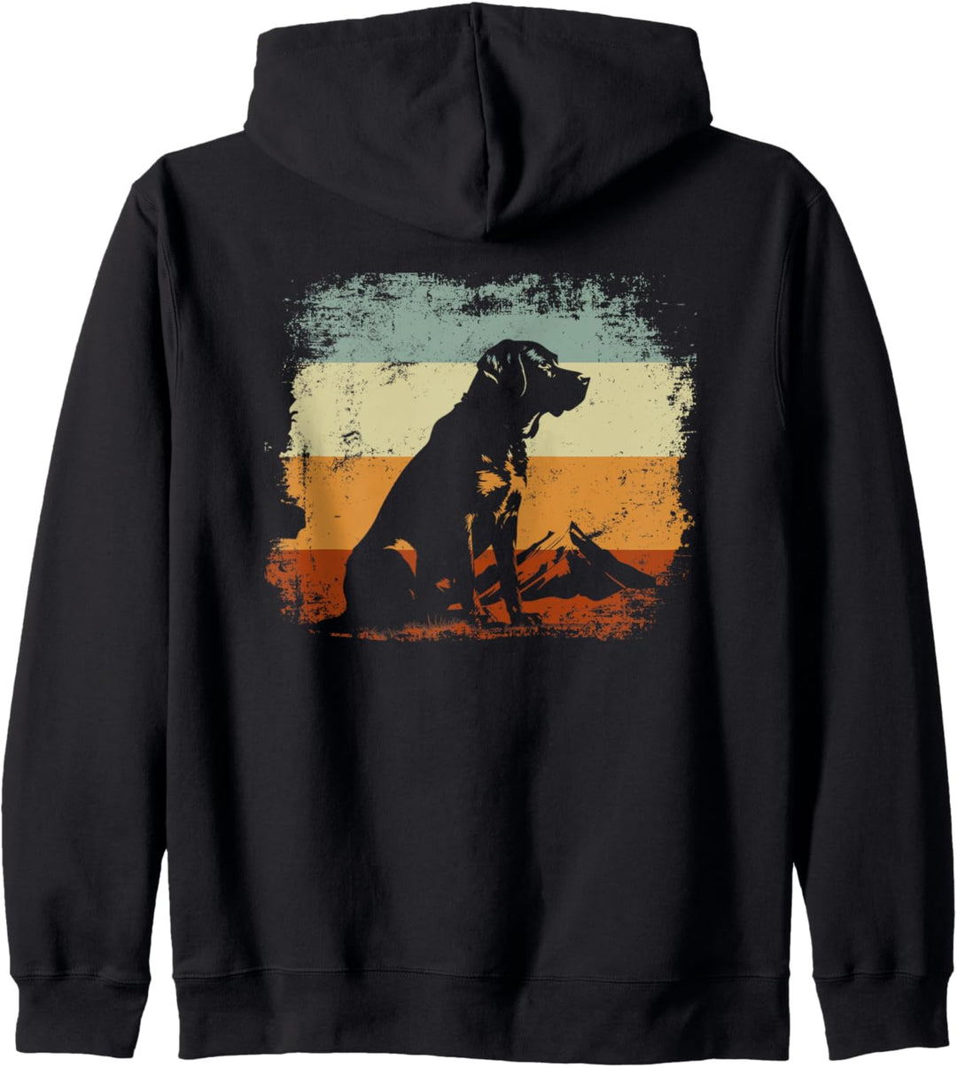 Retro Style Grosser Schweizer Sennenhund Hund Kapuzenjacke