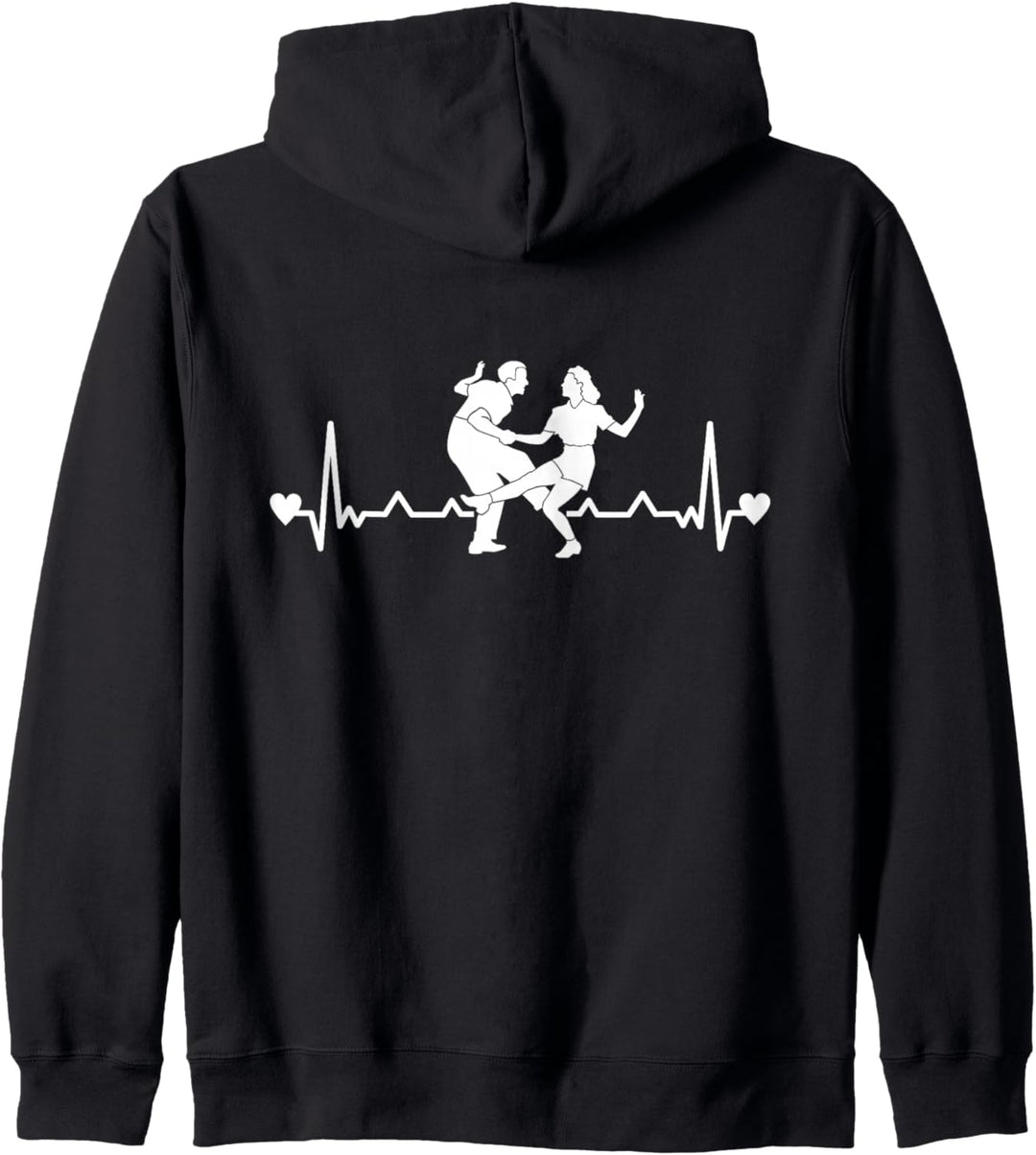 Boogie Woogie Tanzschaukel im 60er-Jahre-Stil, Retro-Design Kapuzenjacke