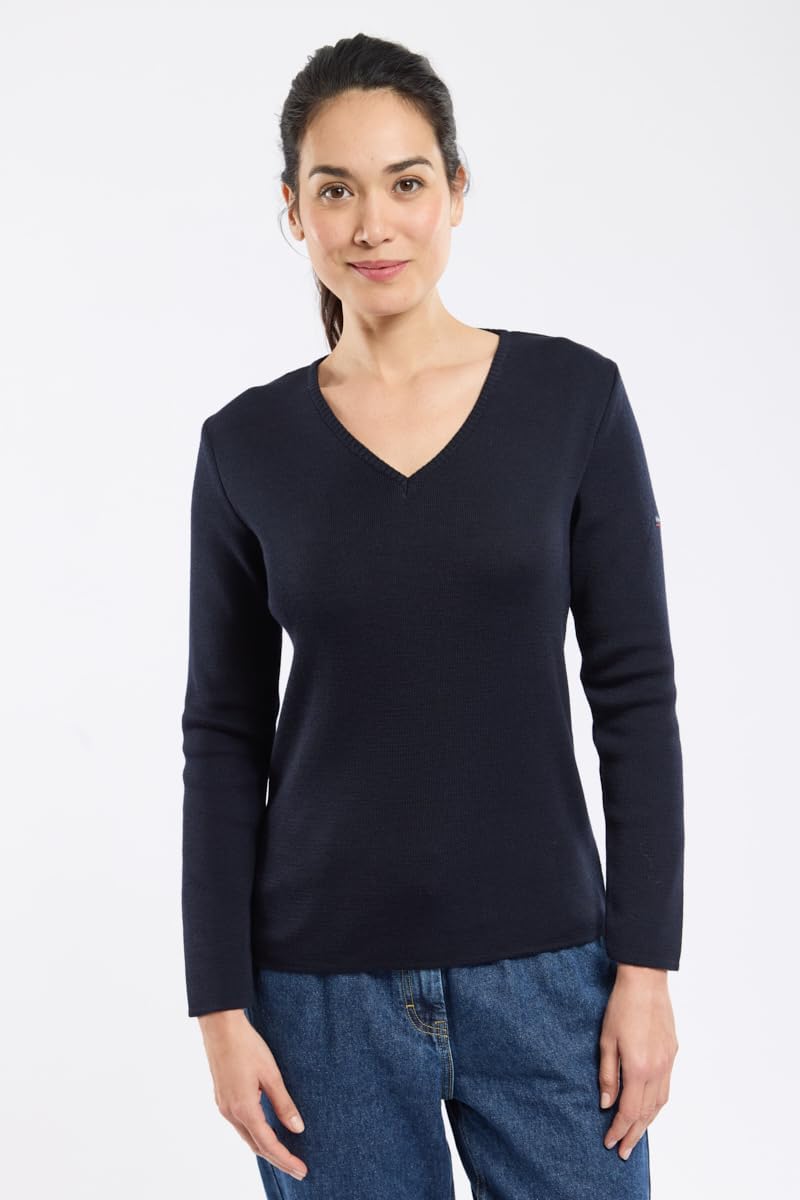 Armor Lux Damen Locmine Pullover, Rich Navy, 38