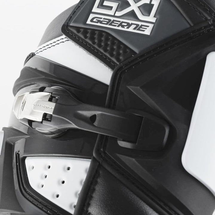 Gaerne Motocross-Stiefel GX-1 EVO Schwarz 43 EU Schwarz Weiss, 43 EU Schwarz Weiss