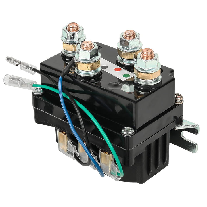 LIEBMAYA 12V 500A Seilwind Relais Magnetschalter Schwerlast-Relais für 6000lbs-18000lbs ATV, UTV, SU