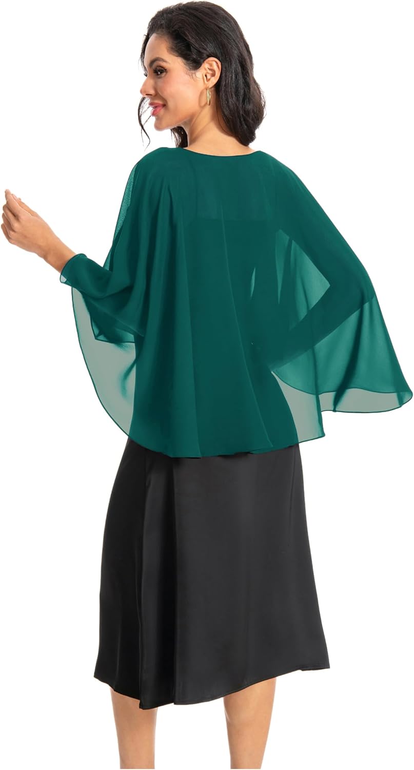 Baoqiya Damen 100 cm Einheitsgrösse Tealgreen, Einheitsgrösse Tealgreen