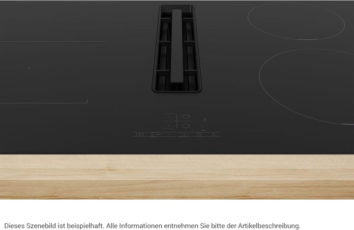 Bosch PVS811B16E Serie 4, Einbau-Induktionskochfeld mit integriertem Belüftungssystem 80 cm Aufputzm