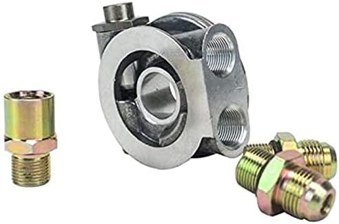 Ölkühler-Filterplatte, AN8 Ölfilter-Adapter, Aluminium, Sandwich-Ölfilter, Kühladapter, Platte, Ölte