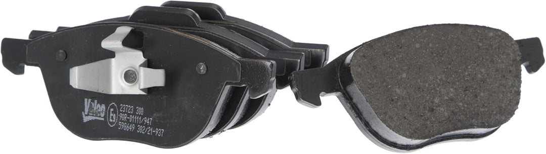 VALEO 598649 PKW Bremsbelagsatz met niet-gemonteerde toebehoren (indien nodig), met niet-gemonteerde