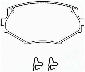 Brembo P 49 020 Bremsbelagsatz, Scheibenbremse - (4-teilig)