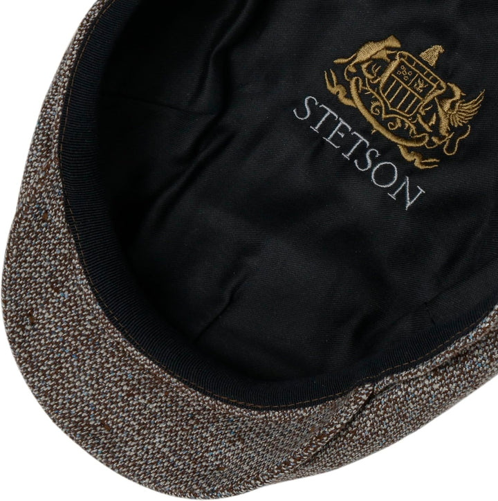 Stetson Viando Silk Driver Flatcap Schirmmütze Schiebermütze Seidencap Herren - Made in Germany mit