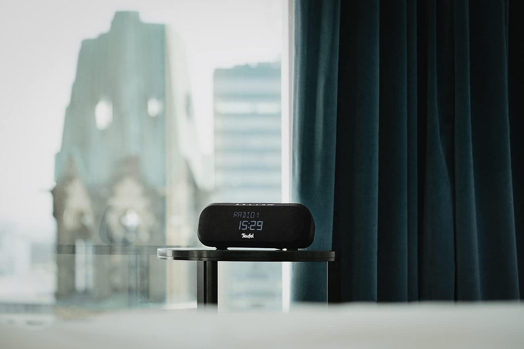 Teufel Radio ONE HiFi-Wecker - Bluetooth Lautsprecher mit DAB+/FM-Radio, Weck-Funktionen, Sleeptimer