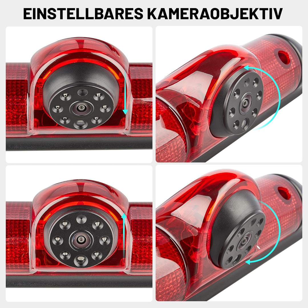 RED WOLF Auto Rückfahrkamera für 2006-2020 FIAT Ducato Citroen Jumper Peugeot Boxer Van der Drittes