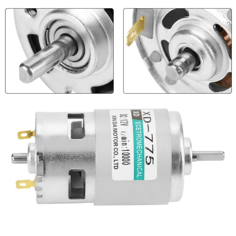 DC-Motor mit hoher Geschwindigkeit und geringem Geräuschpegel von XD-775 12 V/24 V, permanenter Magn