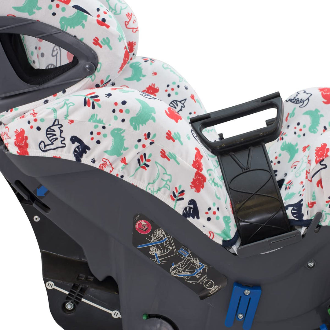 JYOKO Kids Bezug kompatibel mit Klippan Kiss 2, Klippan Kiss 2 Plus, aus Baumwolle (Dino Party) Dino
