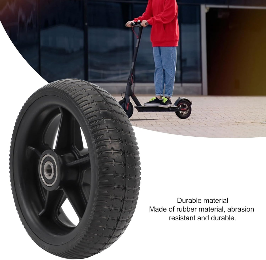 Elektroroller-Hinterrad-Baugruppe, Rutschfestes Gummi, 6,5 Zoll, Stossdämpfender Griff, Sicherheits-