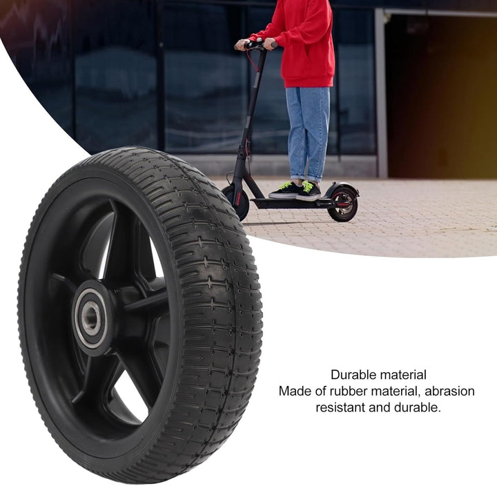 Elektroroller-Hinterrad-Baugruppe, Rutschfestes Gummi, 6,5 Zoll, Stossdämpfender Griff, Sicherheits-