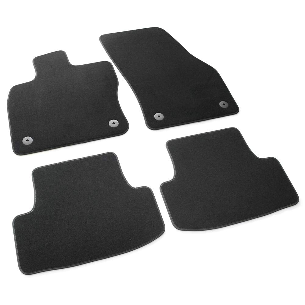 Seat 575863011LOE Premium Textil Fussmatten 4X Stoffmatten Velours Matten, schwarz