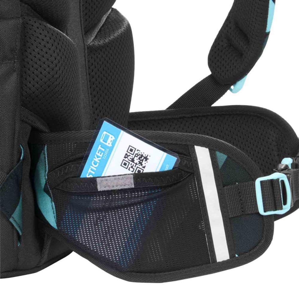 Coocazoo Porter Schulrucksack Set 3tlg. inkl. Sportbeutel (Laser Lights), Laser Lights