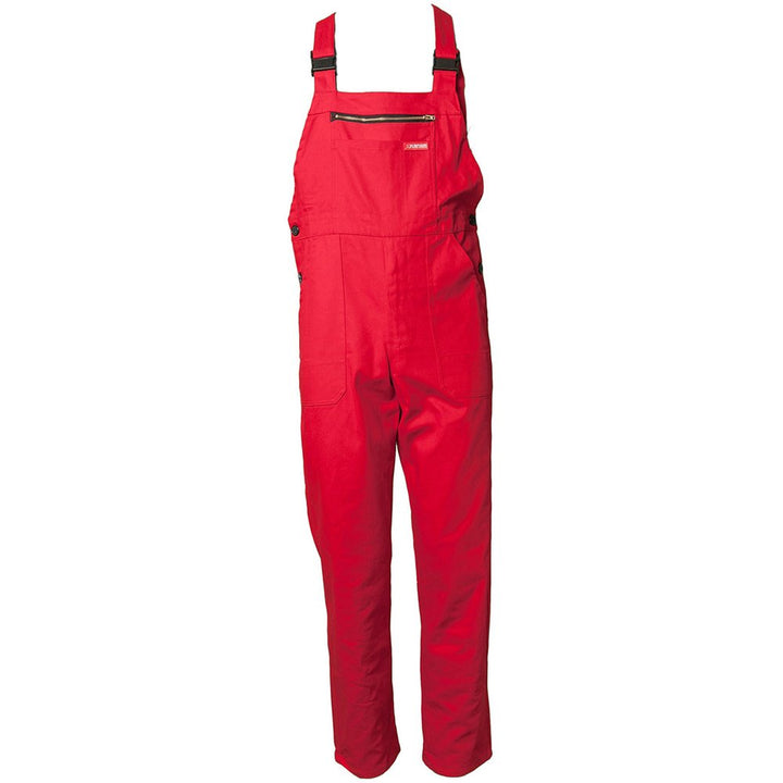 Planam Grösse 54 Herren BW 290 Latzhose mittelrot Modell 0123, 54