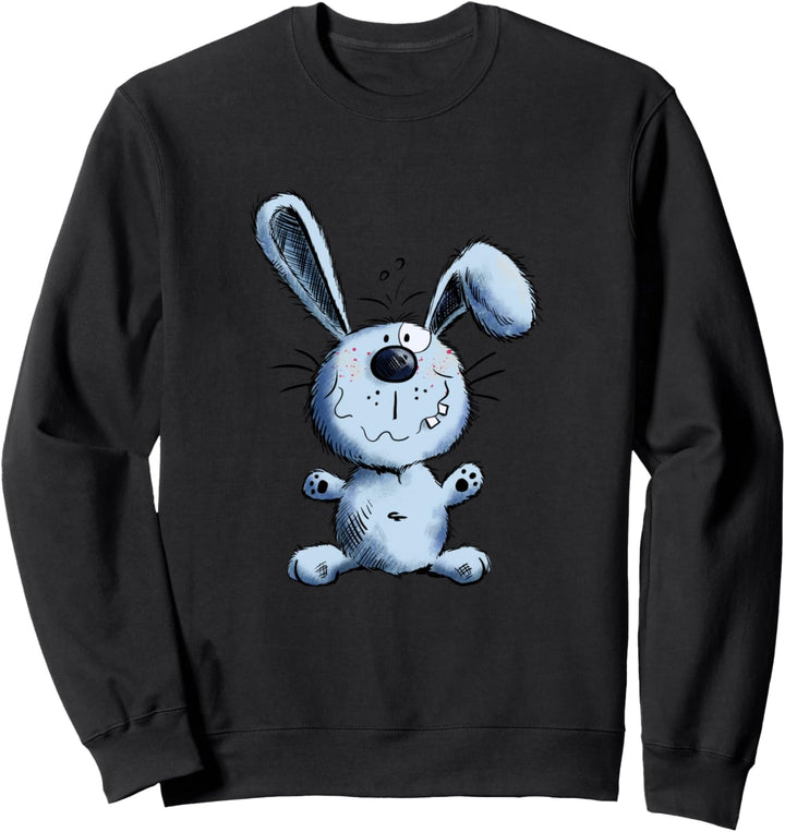 Süsser Blauer Hase I Hasenmotiv Kaninchen Fun Geschenk Sweatshirt
