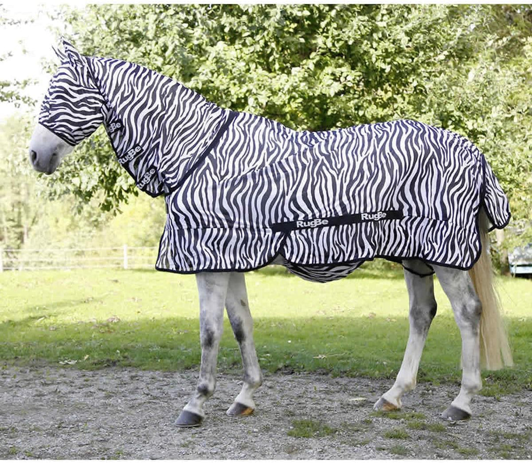Kerbl 326123 Fliegendecke Zebra inklusiv Halsteil