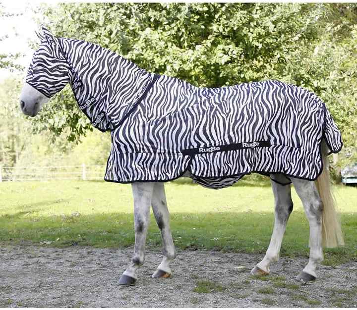 Kerbl 326123 Fliegendecke Zebra inklusiv Halsteil