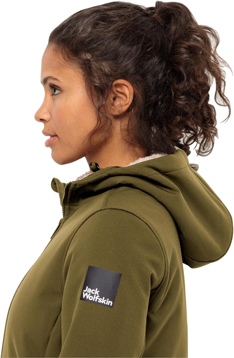 Jack Wolfskin Damen Windland Coat W Softshellmantel S cottage, S cottage