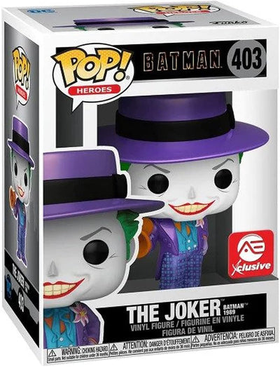 Funko Pop Batman 1989 The Joker AE Metallic Exclusive