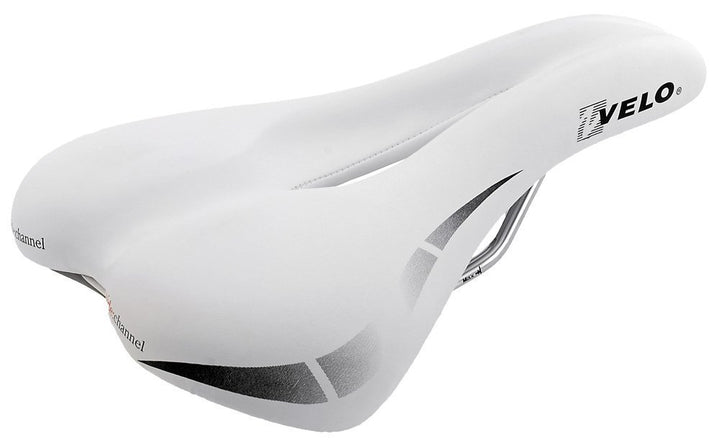 Velo Sattel Weiss 168 mm Single, Weiss 168 mm Single