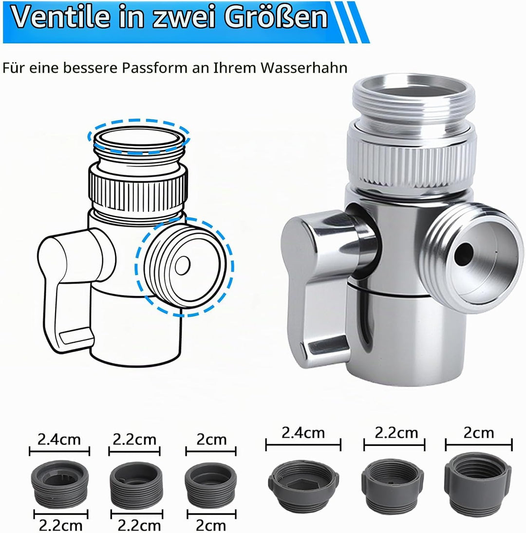 Handbrause für Waschbecken, Waschbeckenbrause mit Schlauch, Haarwäsche Handbrause Wasserhahn, Duschk
