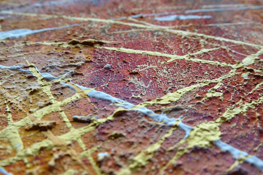 Monica Mirafiori I 100% HANDGEMALT I Gemälde Avantgarde 100x50cm | Gemälde Handgemalt | Acrylgemälde