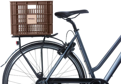 Basil B.V. Unisex – Erwachsene Crate Fahrradkaste, Braun, 49.8x39x26.5cm