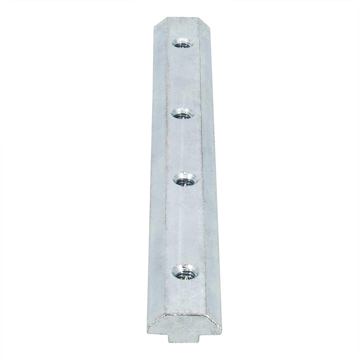 SCHMIDT systemprofile 10x Profilverbinder Nut 8 180mm Streckenverbinder mit Madenschrauben Aluprofil