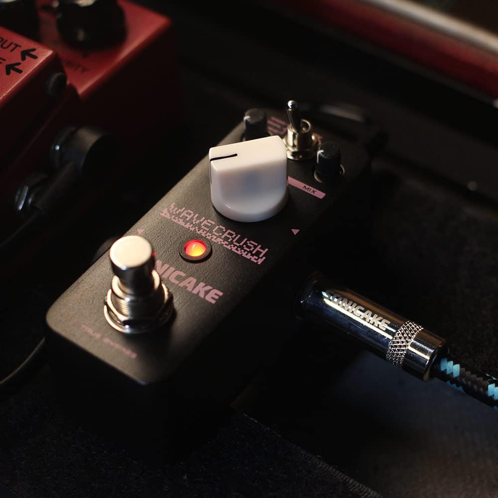 SONICAKE Bitcrusher Pedal Bitcrush Digital Sampling Rate Sample Reducer Gitarre Effektpedal Synth Sy