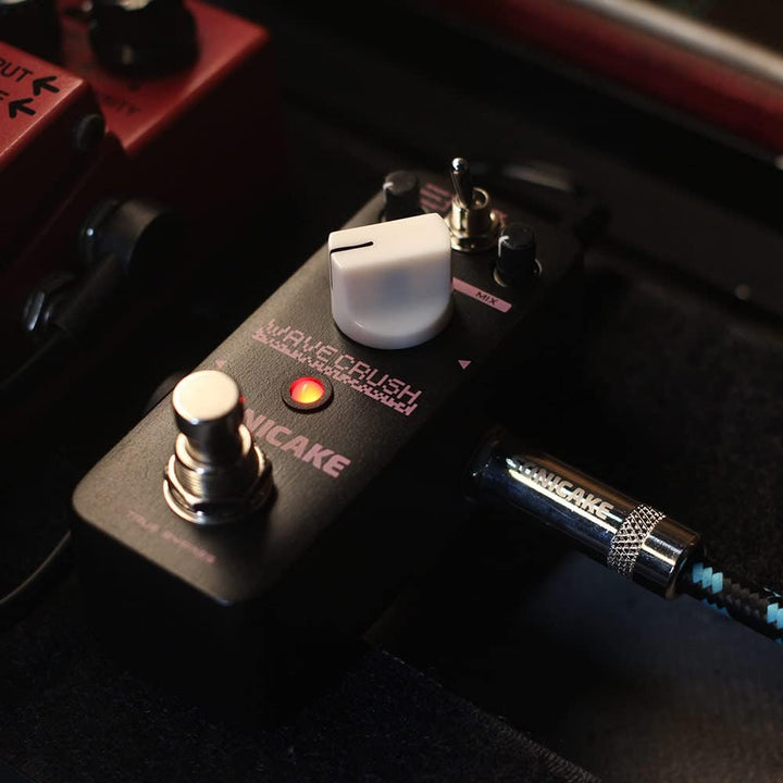 SONICAKE Bitcrusher Pedal Bitcrush Digital Sampling Rate Sample Reducer Gitarre Effektpedal Synth Sy