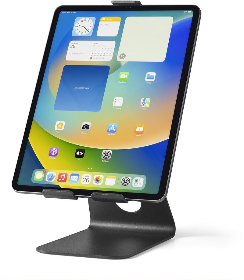 Tabdoq sehr solide und universelle Tablet Tischhalterung kombinierbar mit Allen Tablets und iPad&