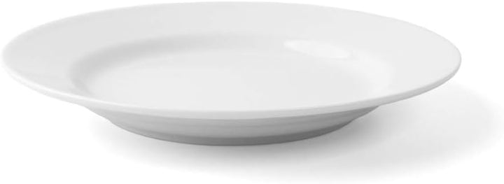 Holst Porzellan BL 021 Teller flach 20 cm Basic, weiss, 20,0 x 20,0 x 2 cm, 6 Einheiten Kuchenteller