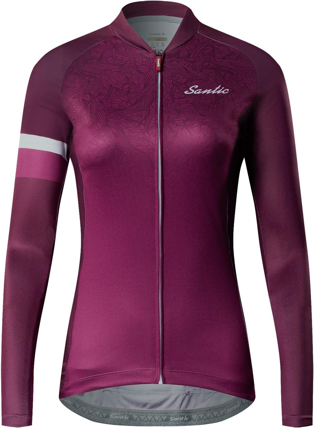 Santic Radtrikot Damen Kurz Fahrradtrikot Damen Fahrrad Shirt M Violett, M Violett
