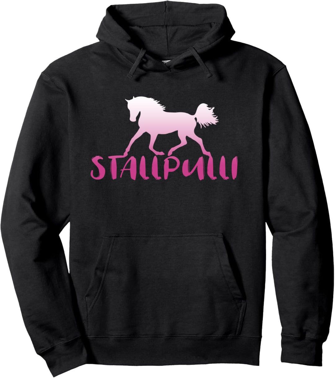 Stallpulli Pferd Reiten Mädchen Lustig Pullover Hoodie